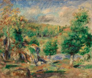 Kestane Ağaçları, Pont-Aven by Pierre Auguste Renoir