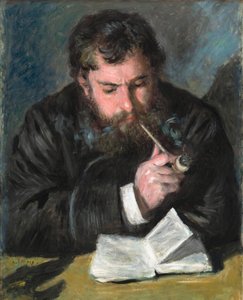 Claude Monet, 1872. by Pierre Auguste Renoir