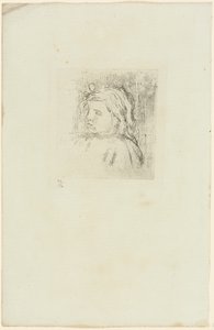 Claude Renoir Çeyrek Üçte Sola Döndü by Pierre Auguste Renoir