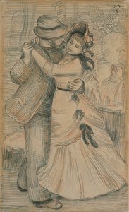 Kırsal Dans, 1883 by Pierre Auguste Renoir