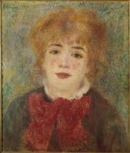 Bir bayanın portresi by Pierre Auguste Renoir