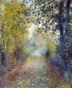 ""Ormanda"" (ormanda) Tablo Pierre Auguste Renoir (1841-1919) 1880 Dim 55,8x46,3 cm Ulusal Batı Sanatı Müzesi, Tokyo by Pierre Auguste Renoir