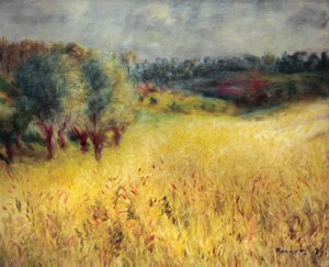 mısır tarlası by Pierre Auguste Renoir
