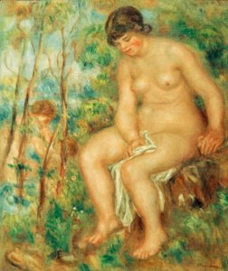 yüzücü by Pierre Auguste Renoir