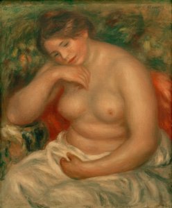 yatak odası (büyük çıplak) by Pierre Auguste Renoir