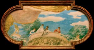 Tavan boyama için tasarım by Pierre Auguste Renoir