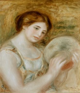 Tef olan kadın by Pierre Auguste Renoir