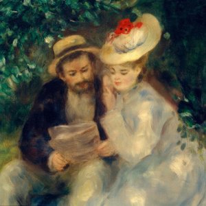 Sırlar (La Tonnelle) by Pierre Auguste Renoir