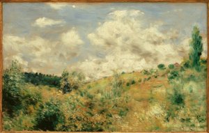 Büyük rüzgar. Fırtına. by Pierre-Auguste Renoir