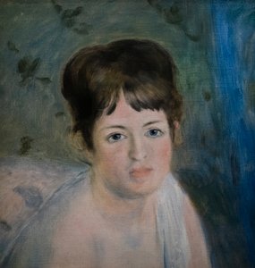 Bir Kadının Başı by Pierre Auguste Renoir