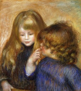 Jean ve Coco; Jean ve Coco, c.1902 by Pierre Auguste Renoir