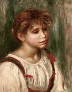 Genç Breton. by Pierre Auguste Renoir