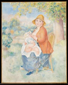 Göğüsteki Çocuk, 1886 by Pierre Auguste Renoir