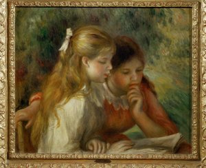 Okuma ... by Pierre-Auguste Renoir
