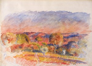 Manzara, 1889. by Pierre Auguste Renoir