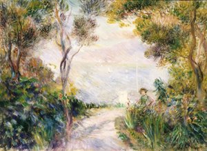 Manzara, Yolun Sonu by Pierre Auguste Renoir