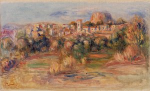 Manzara, La Gaude (Peyzaj, La Gaude) by Pierre Auguste Renoir