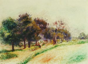 Manzara; Peyzaj, by Pierre Auguste Renoir