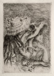 Sabitlenmiş Şapka by Pierre Auguste Renoir