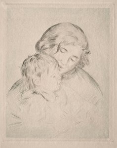 Anne ve Çocuk by Pierre Auguste Renoir