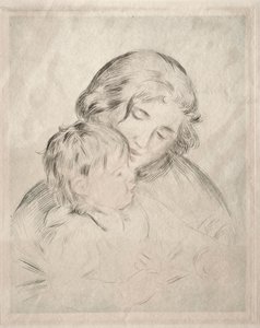 Anne ve Çocuk by Pierre Auguste Renoir