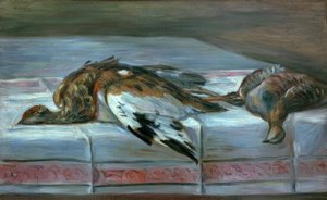 Sülün ve keklik ile natürmort by Pierre Auguste Renoir