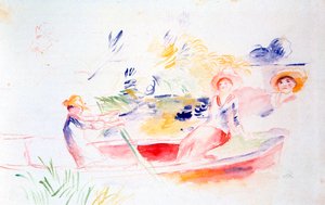 Nehir kıyısında, 20. Yüzyıl by Pierre Auguste Renoir