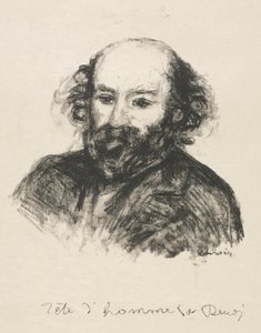 Paul Cezanne, c. 1902. by Pierre Auguste Renoir