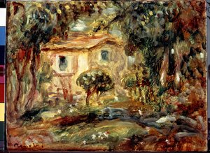Kırsal bölge. Le Canet. Resim Pierre Auguste Renoir (Pierre-Auguste Renoir) by Pierre Auguste Renoir
