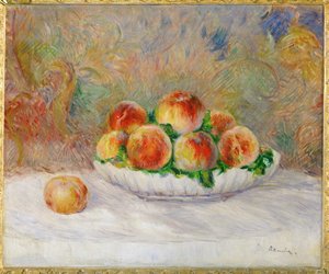 Peches (tuval üzerine yağlıboya) by Pierre Auguste Renoir