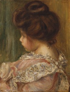 genç bir kızın portresi by Pierre Auguste Renoir
