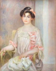 Madam Josse Bernheim-Dauberville'in Portresi by Pierre Auguste Renoir