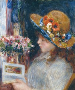 Kız Okuma by Pierre Auguste Renoir