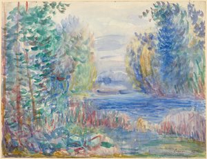 Nehir Manzarası, 1890 by Pierre Auguste Renoir