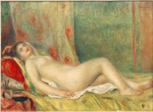 uyuyan hareket by Pierre Auguste Renoir