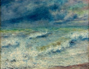 deniz manzarası by Pierre Auguste Renoir