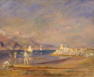 St Tropez, Fransa, 1898-1900. by Pierre Auguste Renoir