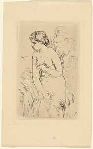 ayakta yüzücü by Pierre Auguste Renoir
