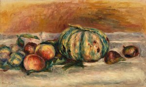 Kavunlu Natürmort (Doğa morte au melon) by Pierre Auguste Renoir