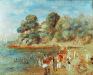 Strand bei pornic by Pierre Auguste Renoir
