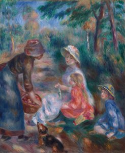 elma satıcısı by Pierre Auguste Renoir