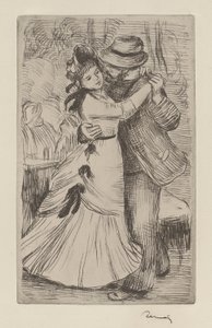 ülke dansı by Pierre Auguste Renoir