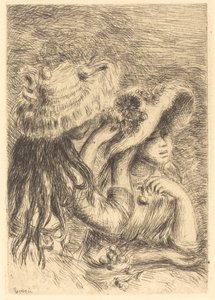 Şapka İğnesi Şapka iğnesi, 1894. by Pierre Auguste Renoir