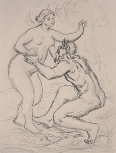 Scamander Nehri, c.1900 (gravür) by Pierre Auguste Renoir