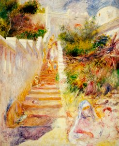 Basamaklar, Cezayir, c.1882 by Pierre Auguste Renoir