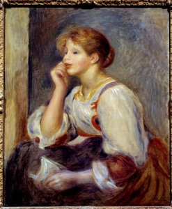 Kadının mektubu var. Pierre Auguste Renoir
