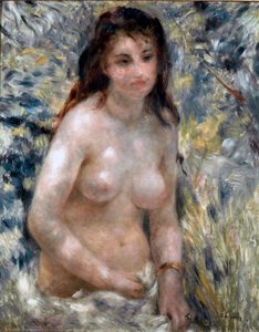 Gövde, güneşin etkisi by Pierre-Auguste Renoir