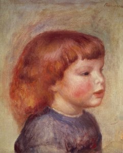 çocuk kafa by Pierre Auguste Renoir