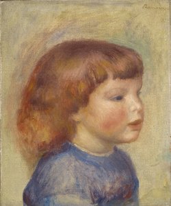 Bir çocuğun başı Bir çocuğun başı, c. 1906. by Pierre Auguste Renoir