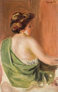 arkadan gelen kadın, by Pierre Auguste Renoir
